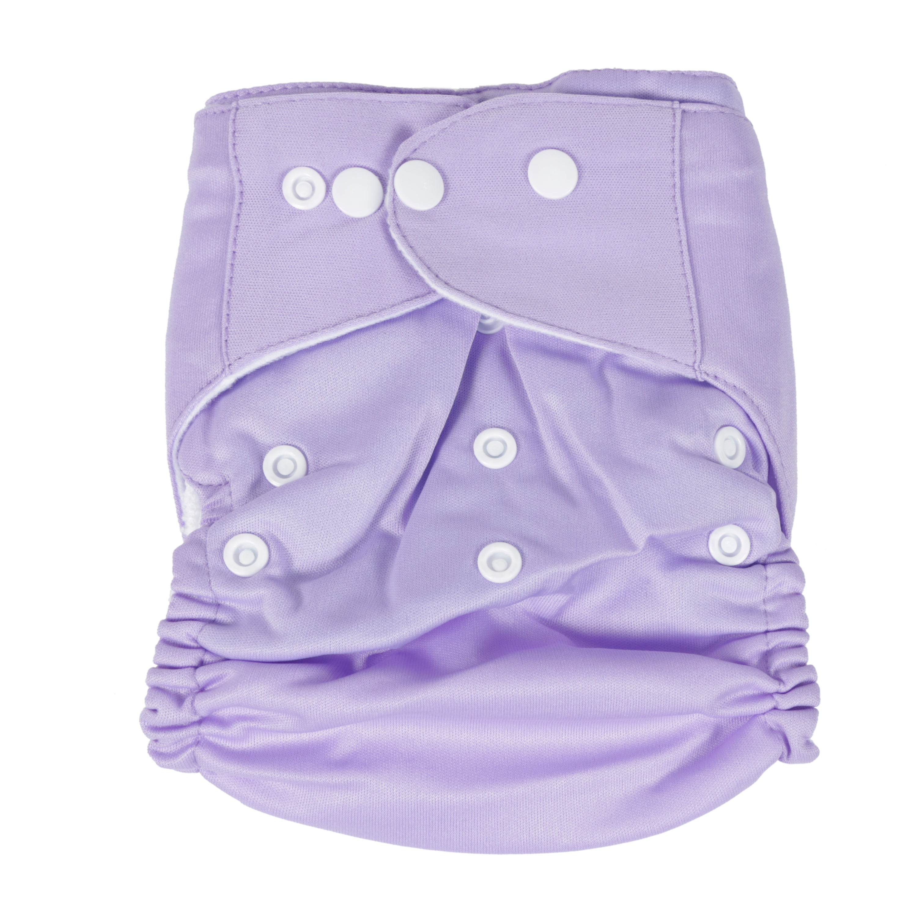 Plain Purple Adjustable & Washable Diaper - Baby Moo