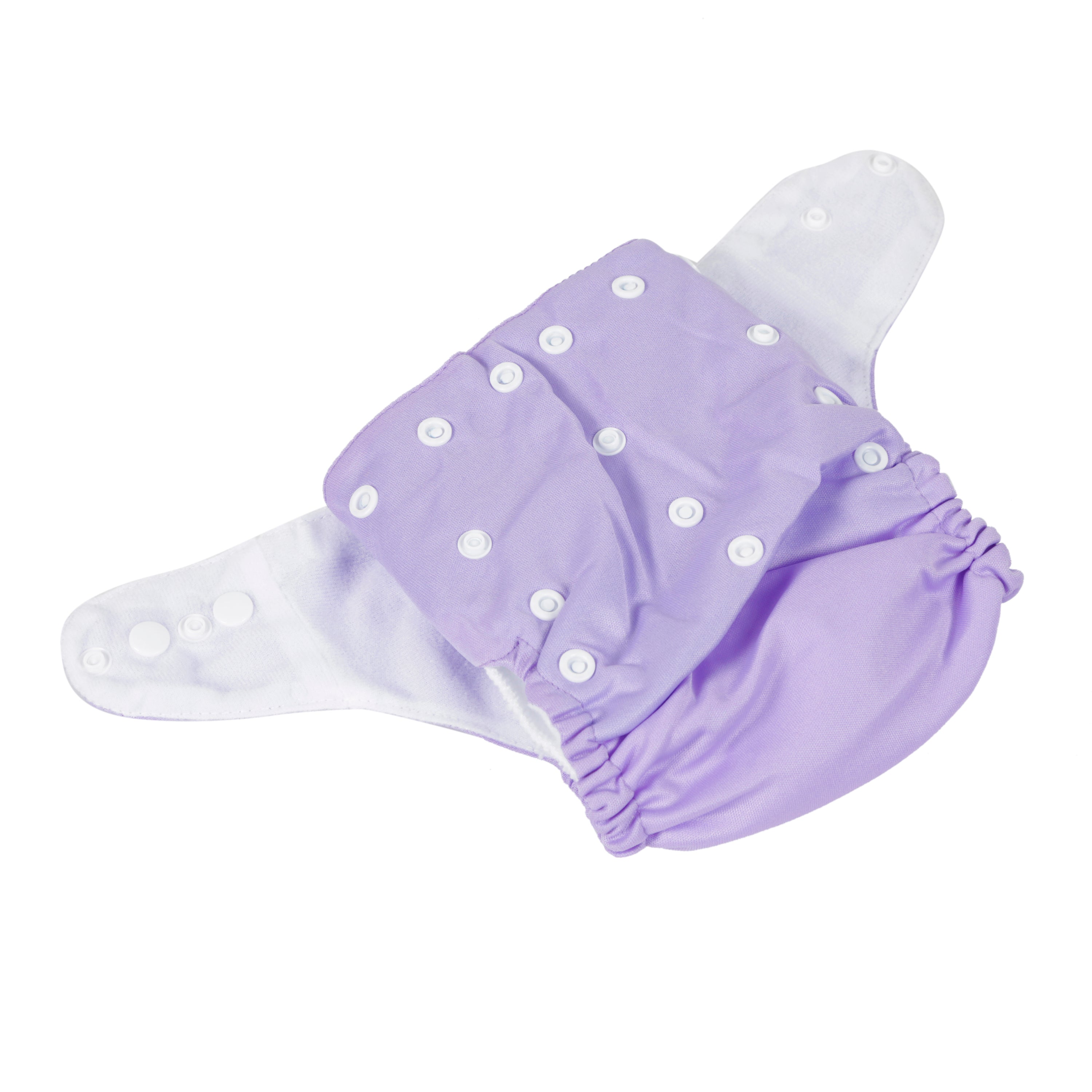 Plain Purple Adjustable & Washable Diaper