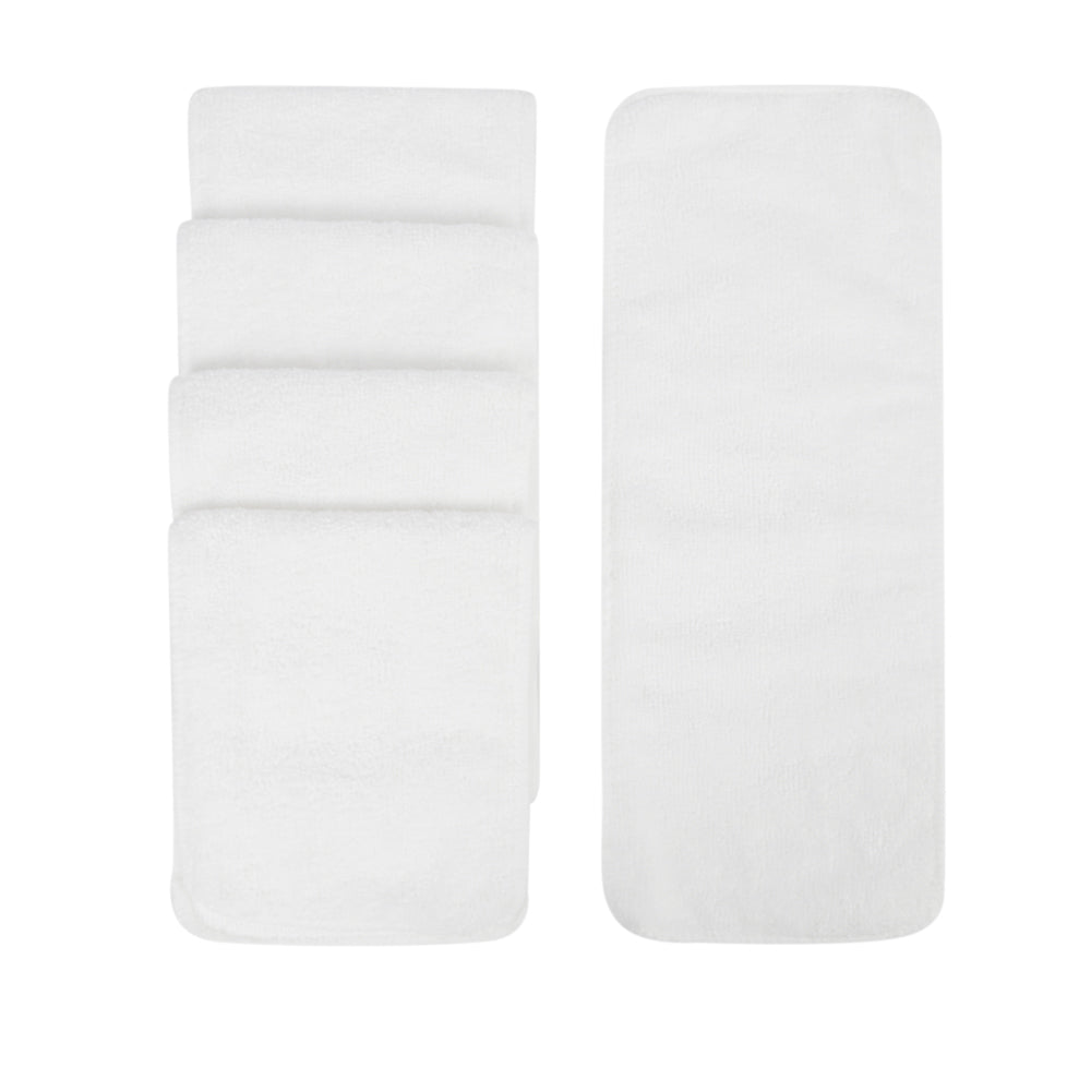 Plain 12X32 Cm White 5 Pk Diaper Liner - Baby Moo