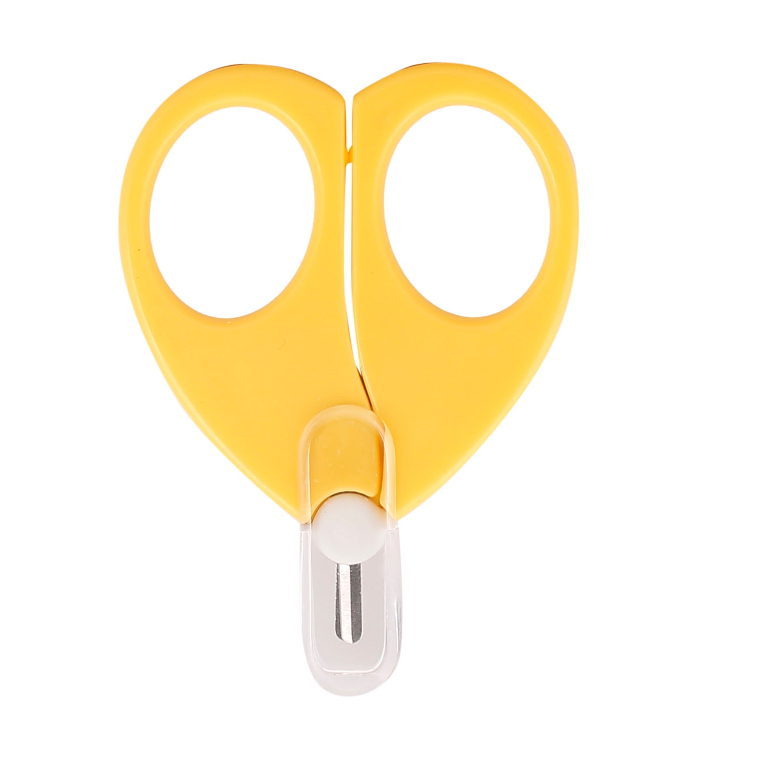 Yellow Safe Baby Nail Scissor