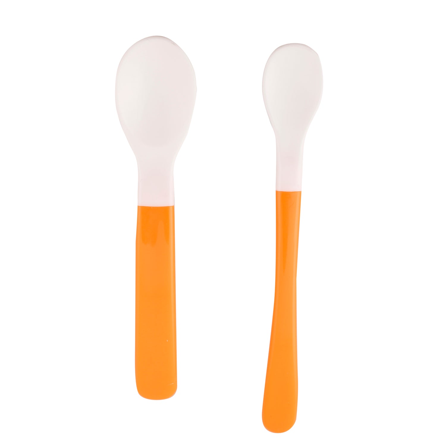 Orange Feeding Spoons Set Of 2