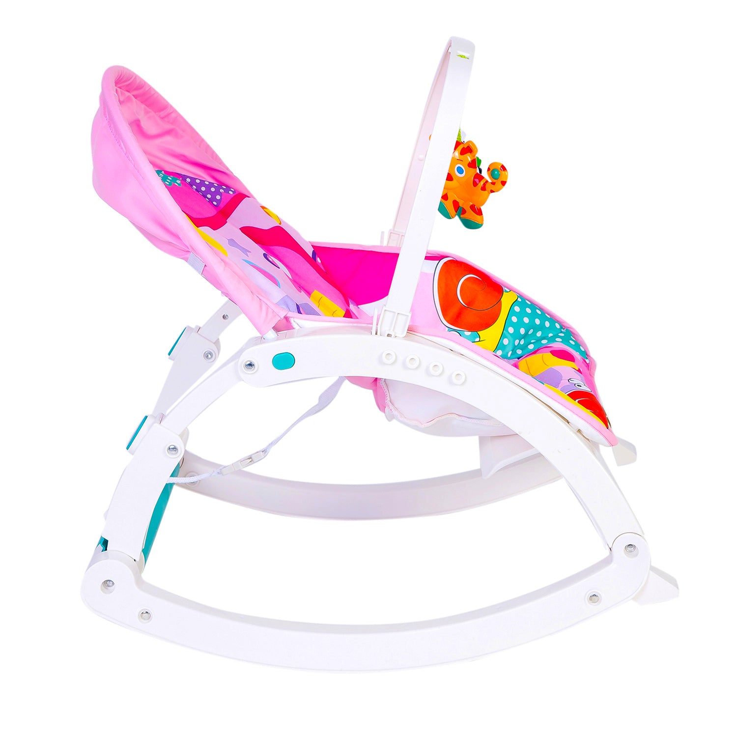 New Born To 18 Kg Baby Portable Rocker Pink - Baby Moo