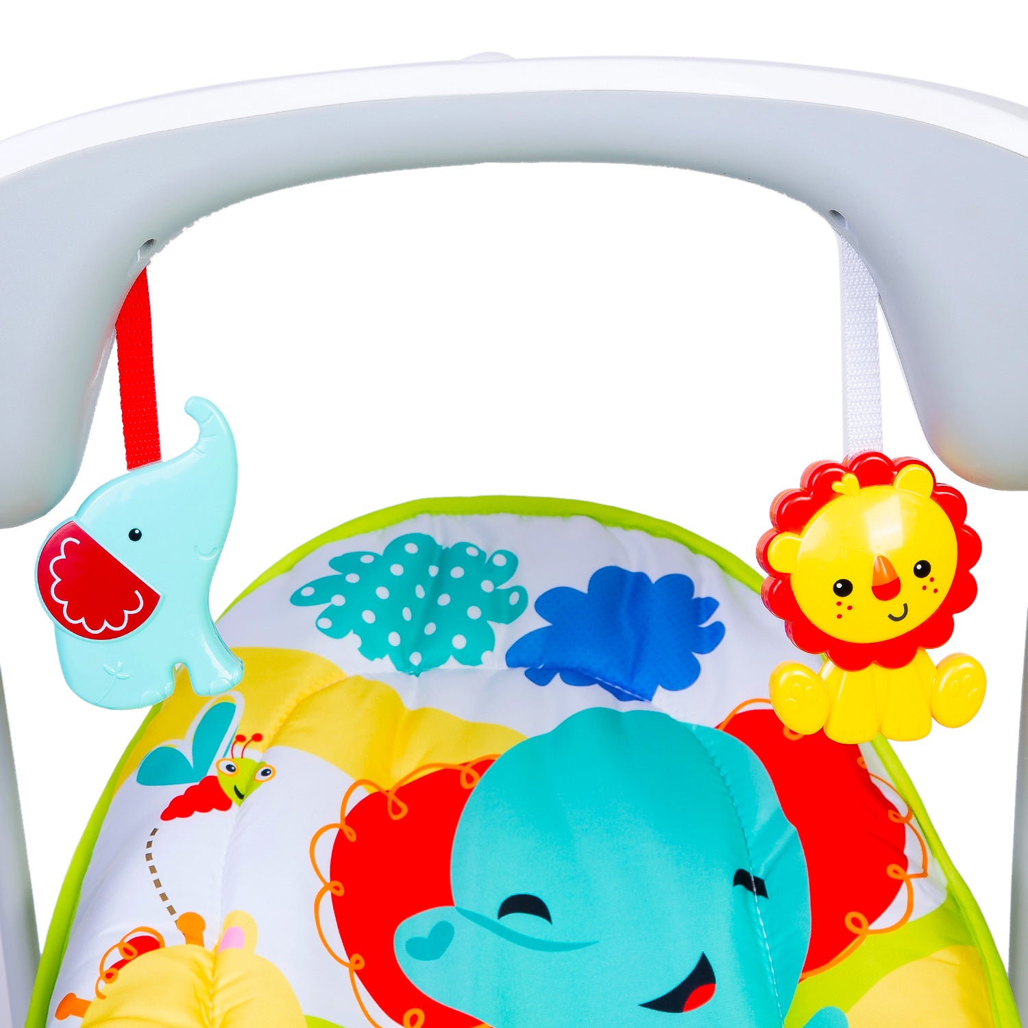 Bright Stars Foldable Musical Comfortable Swing Jungle Print Green - Baby Moo