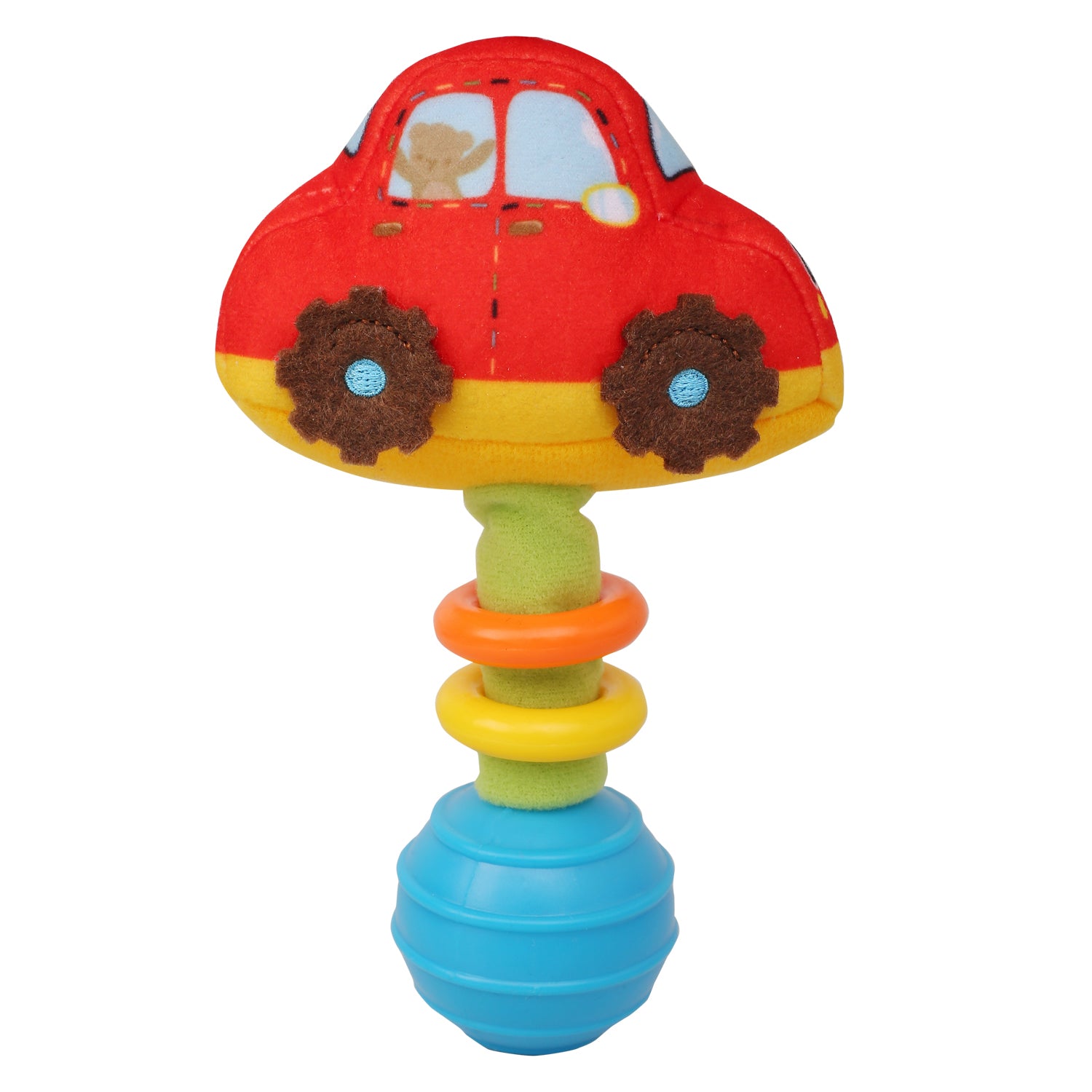 Car Red Handheld Rattle - Baby Moo