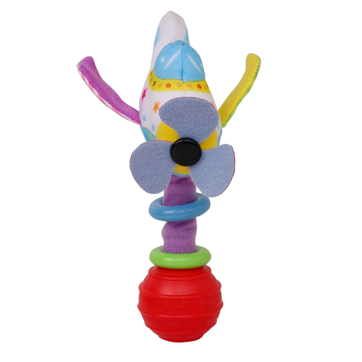 Helicopter Blue Handheld Rattle - Baby Moo