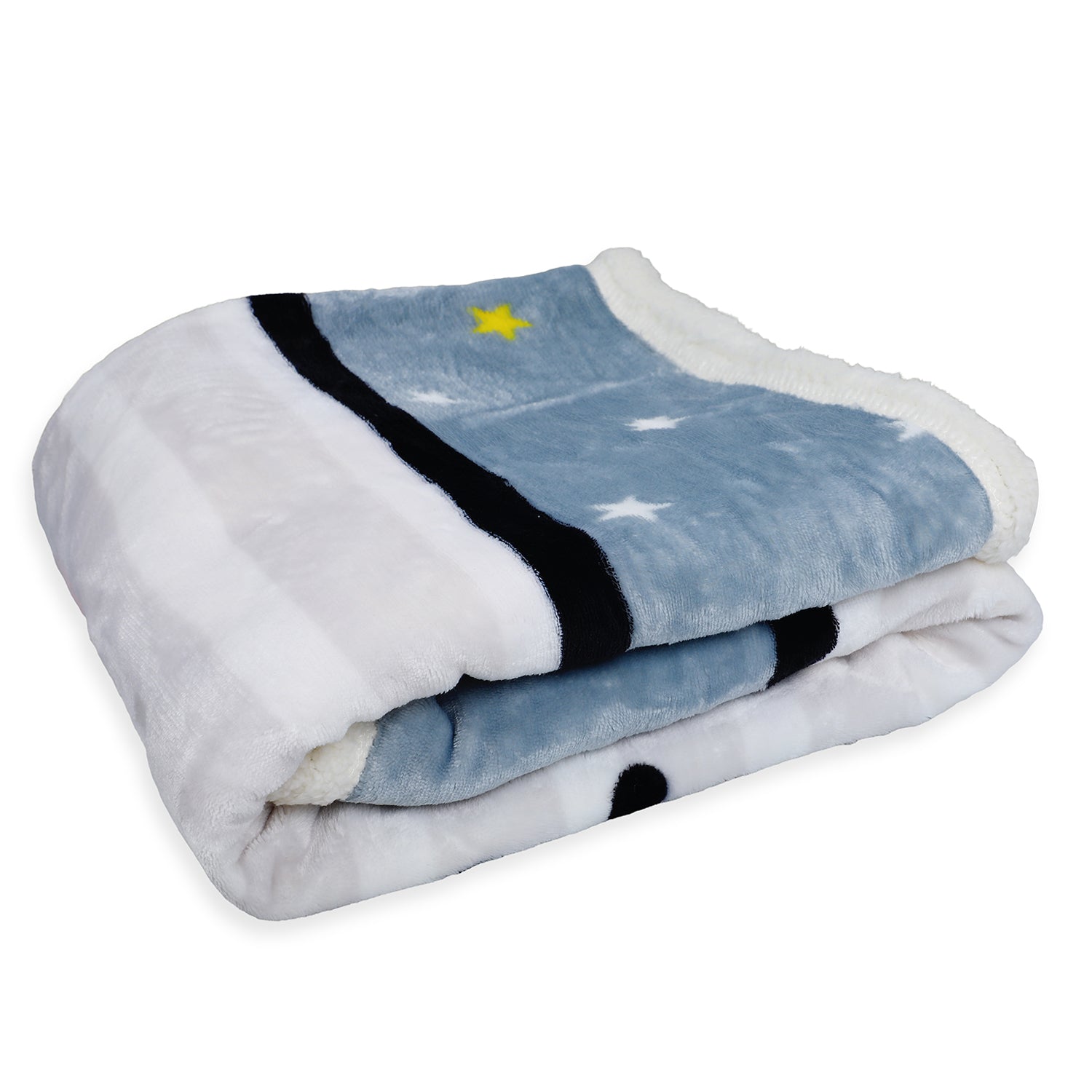 Baby Moo Royal Dino Super Soft Swaddling All Season Blanket - Grey