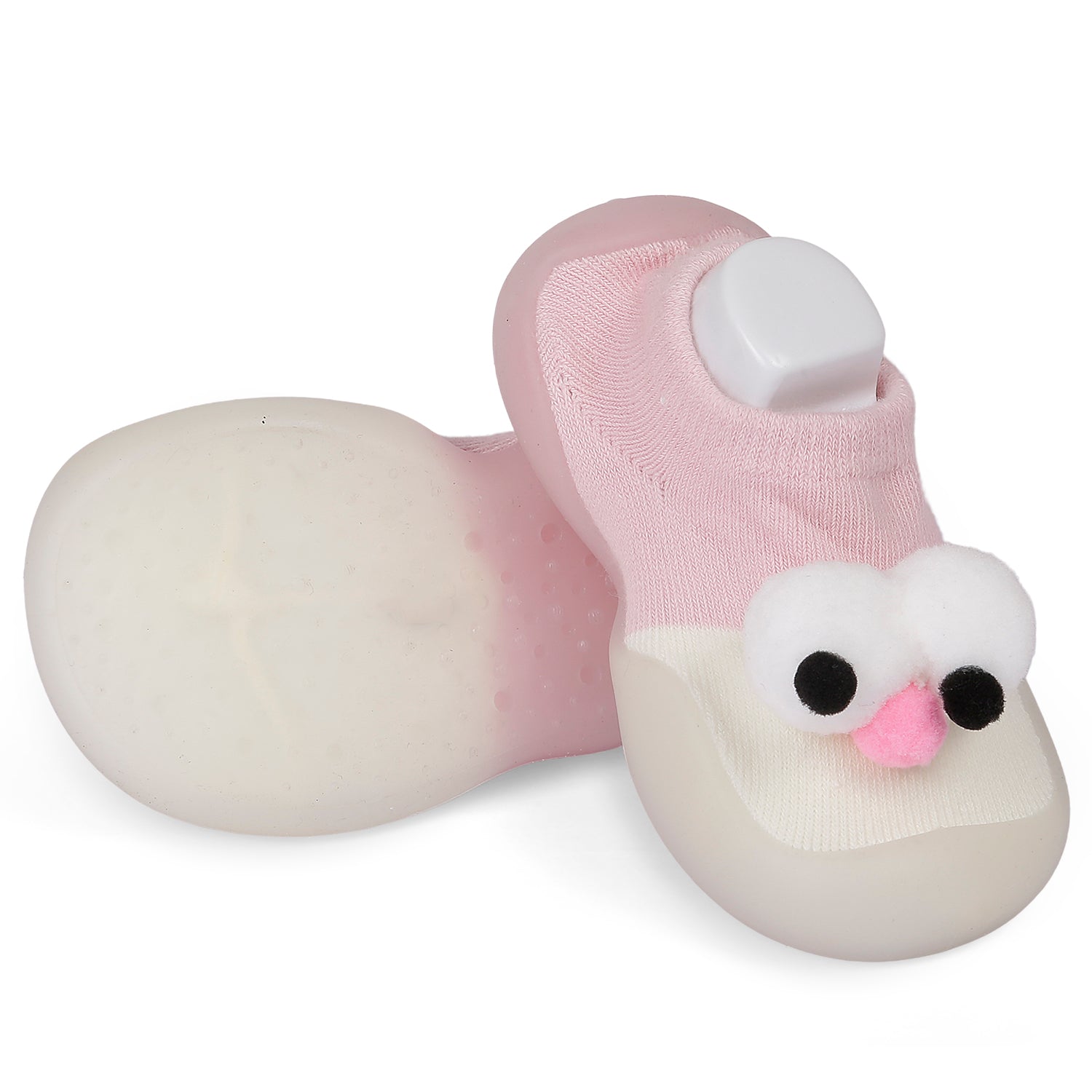 Slip-On Shoes 3D Eyes Pink - Baby Moo