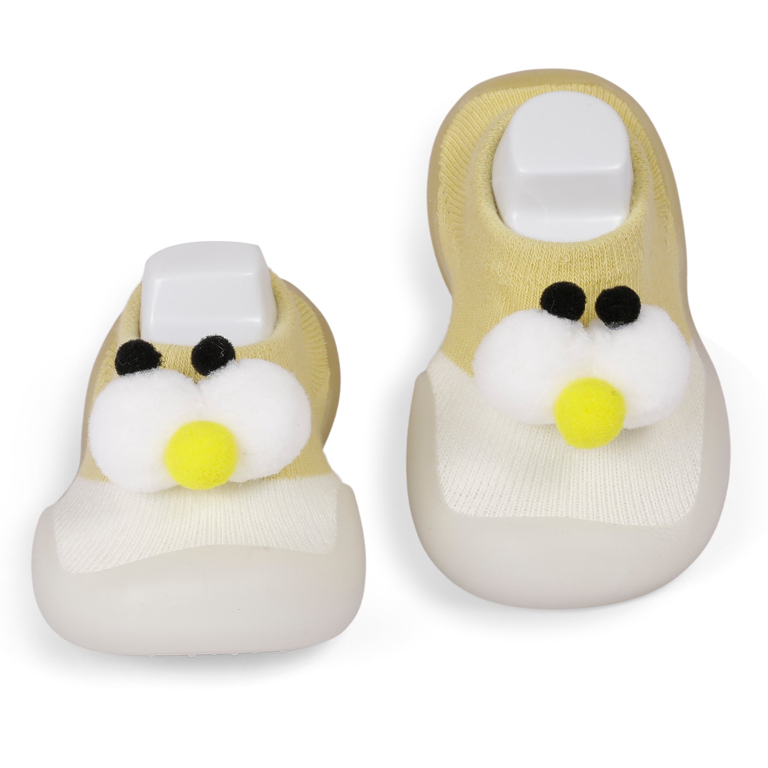 Slip-On Shoes 3D Eyes Yellow - Baby Moo