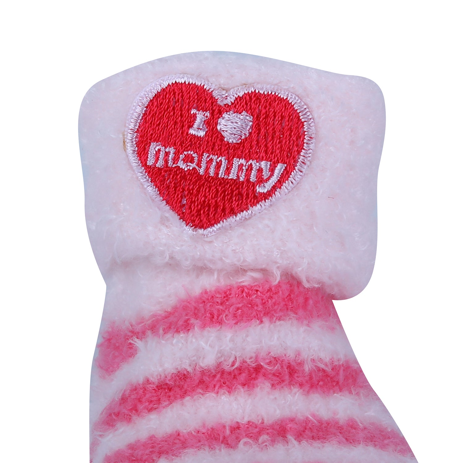 Baby Moo I Love Mummy Newborn Breathable Infant Cotton Socks - Pink - Baby Moo