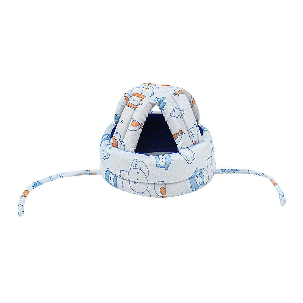 I Love Animals Blue Cushioned Safety Helmet - Baby Moo
