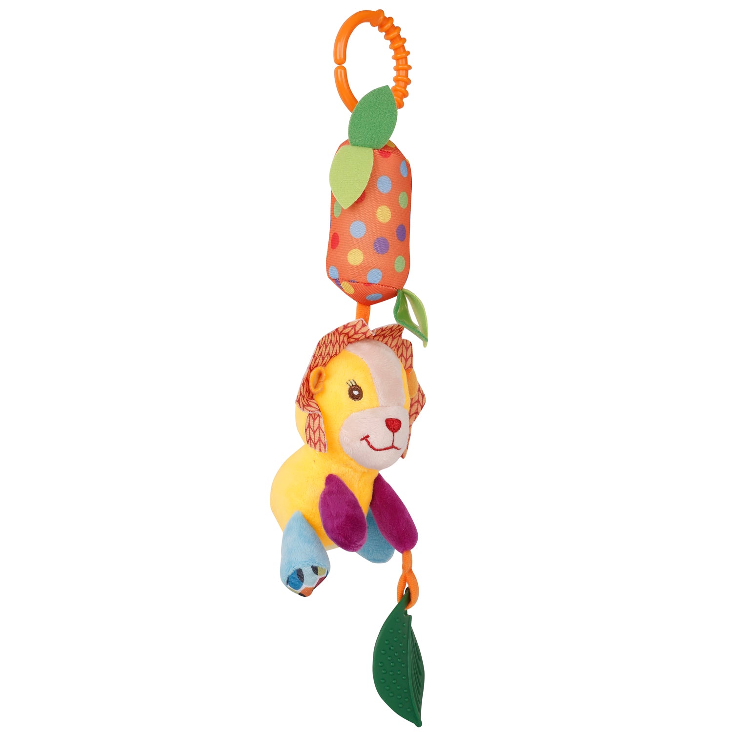 Lion Multicolour Hanging Toy / Wind Chime With Teether - Baby Moo