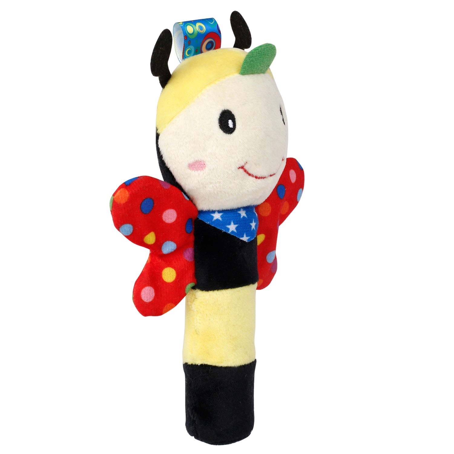 Bee Red Handheld Rattle Toy - Baby Moo