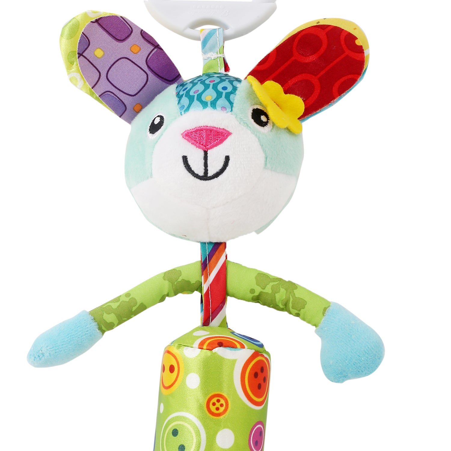 Mr. Flourist Green Hanging Musical Toy / Wind Chime Soft Rattle