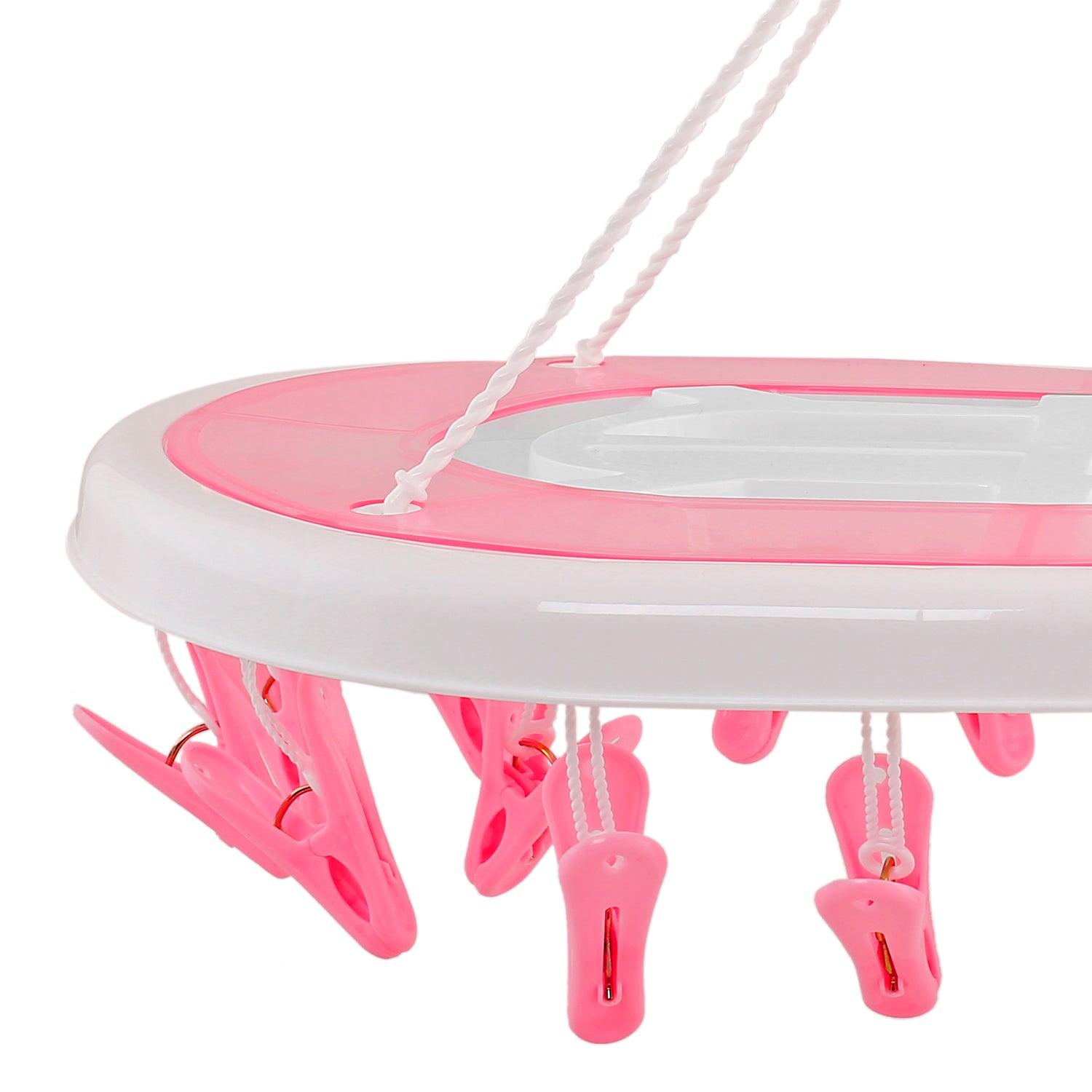 Pink Premium Oval Clip Hanger - Baby Moo
