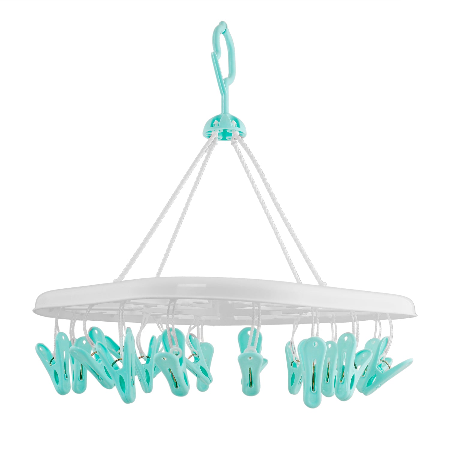 Turquoise Premium Clip Hanger - Baby Moo