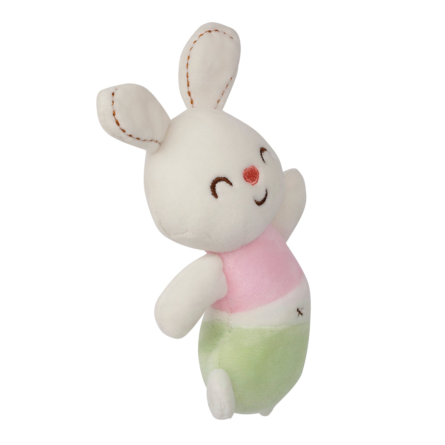 Hopping Bunny Pink Handheld Rattle Toy - Baby Moo
