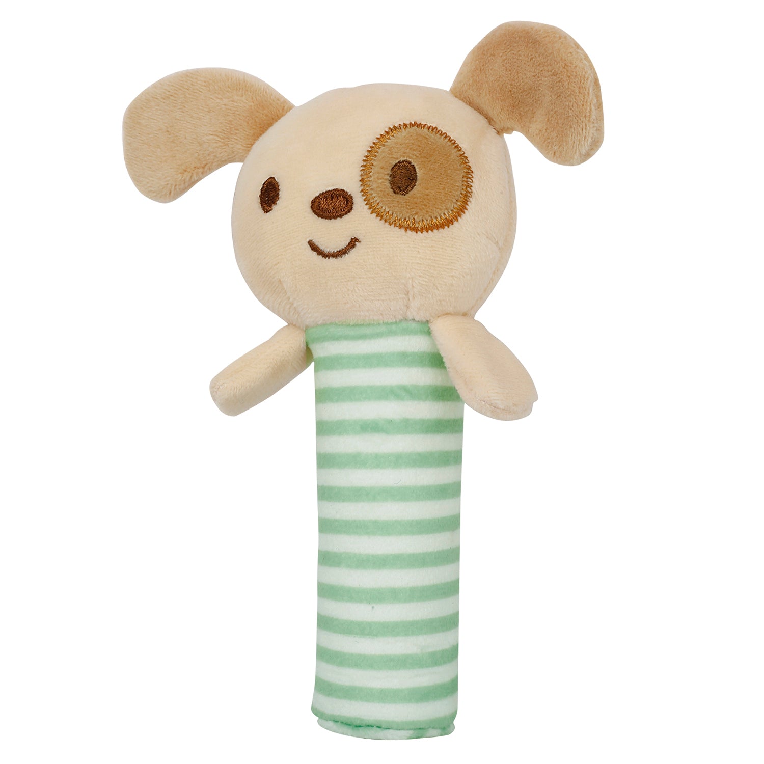 Puppy Love Brown Easy Grip Hand Rattle Toy - Baby Moo