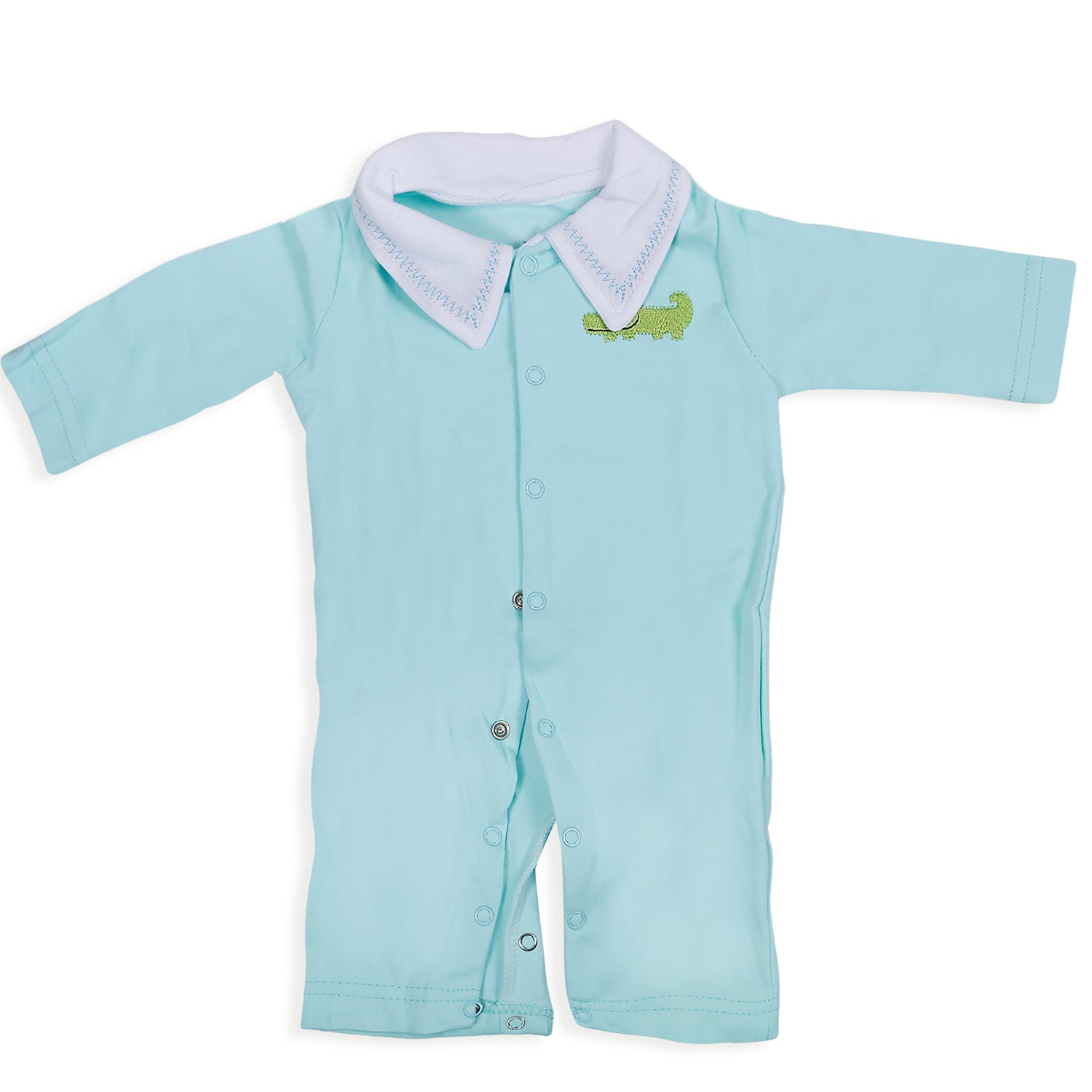Crocodile Newborn Gift Set 4 Pcs - Turquoise - Baby Moo