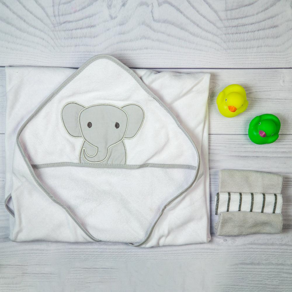Elephant Grey Towel & Wash Cloth Set