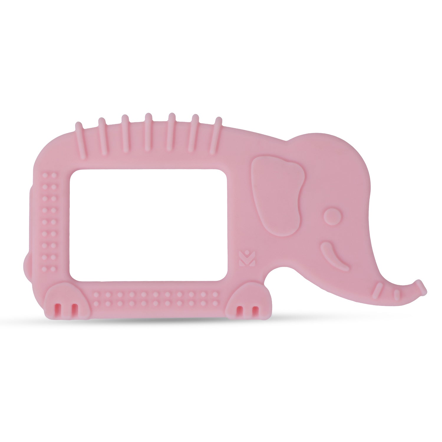 Baby Moo Elephant Soothing Silicon Teether BPA And Toxin Free - Pink - Baby Moo