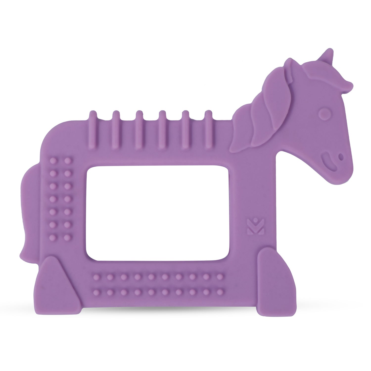 Baby Moo Unicorn Soothing Silicon Teether BPA And Toxin Free - Purple - Baby Moo