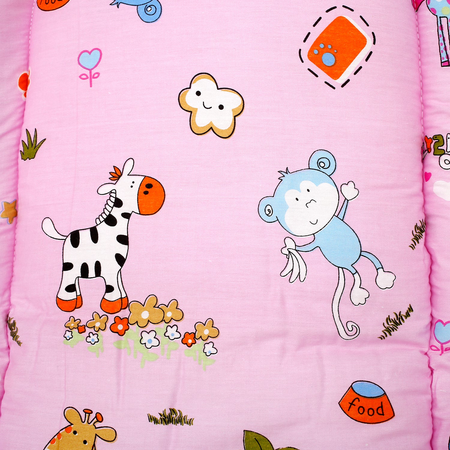 Mosquito Net Tent Mattress Set With Neck Pillow Savanna Ooh Na Na Pink - Baby Moo