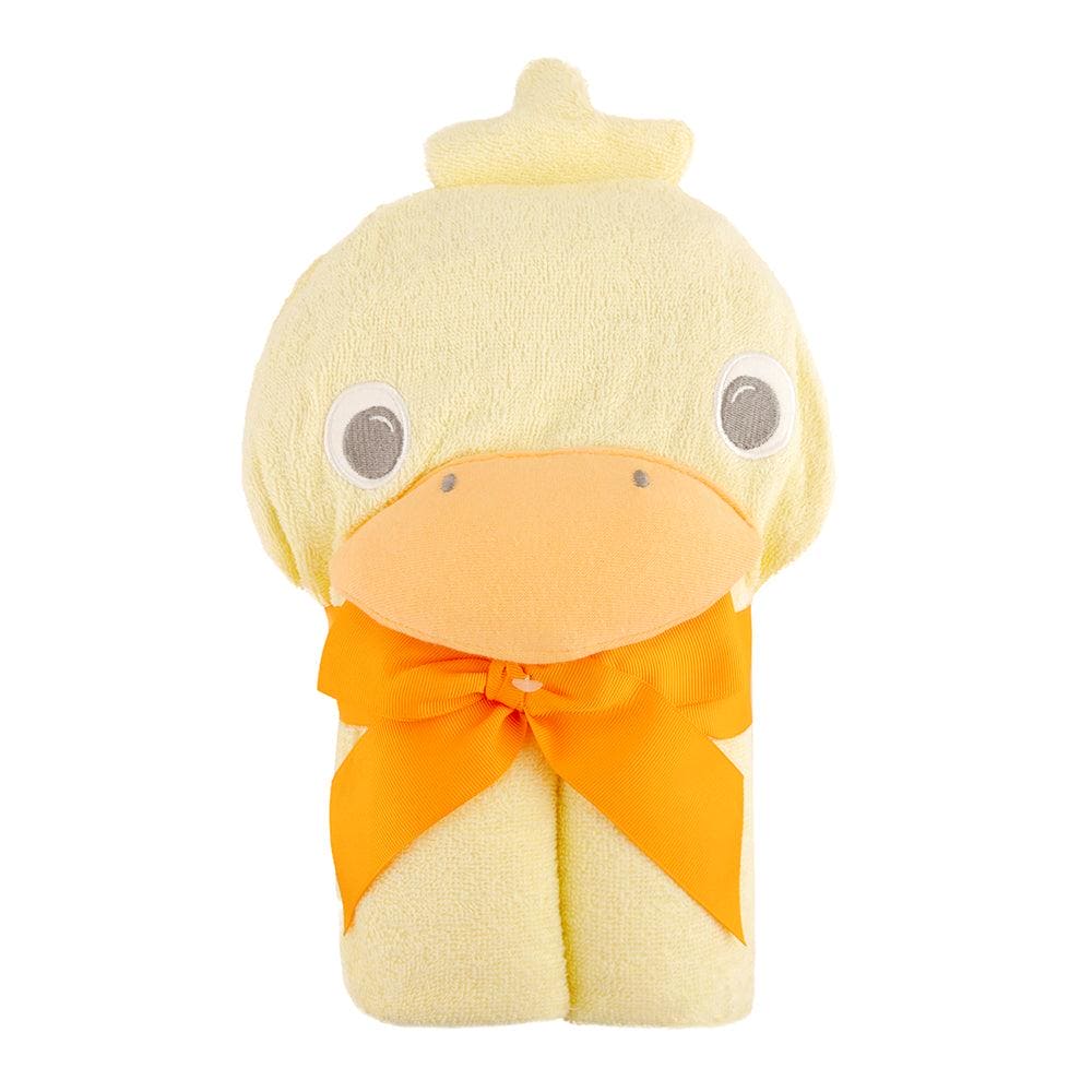 Duck Yellow Animal Face Hooded Towel - Baby Moo