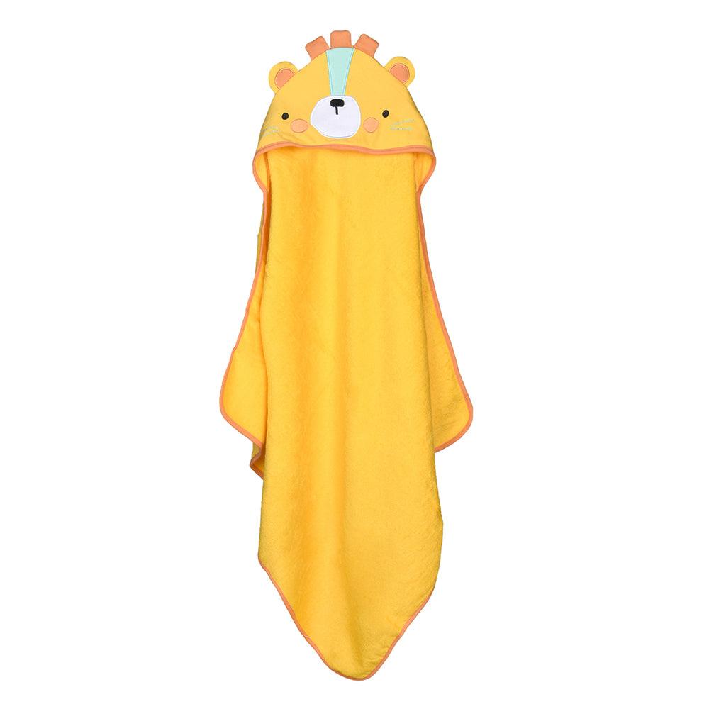 Lion Yellow Animal Hooded Towel - Baby Moo