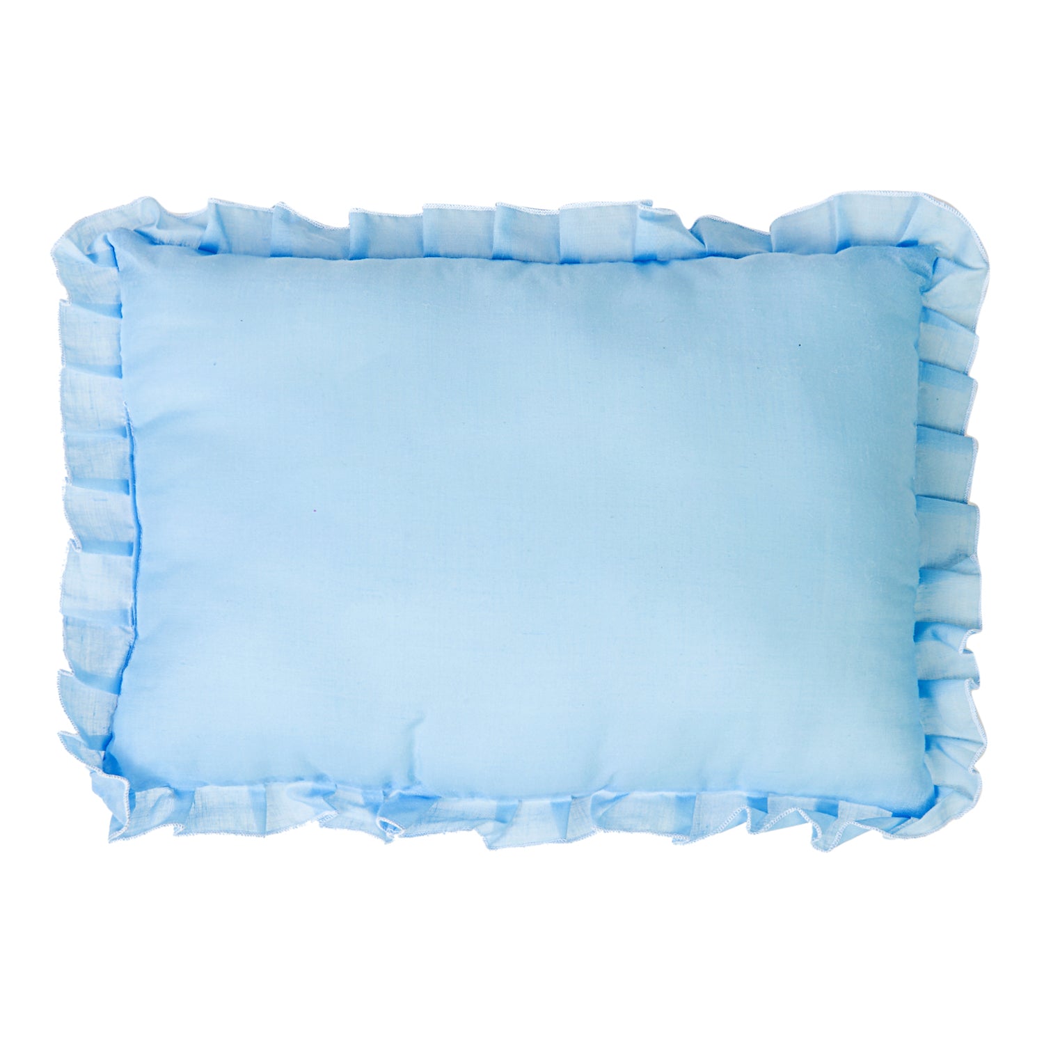 Floral Blue Rectangular Pillow - Sizes available - Baby Moo