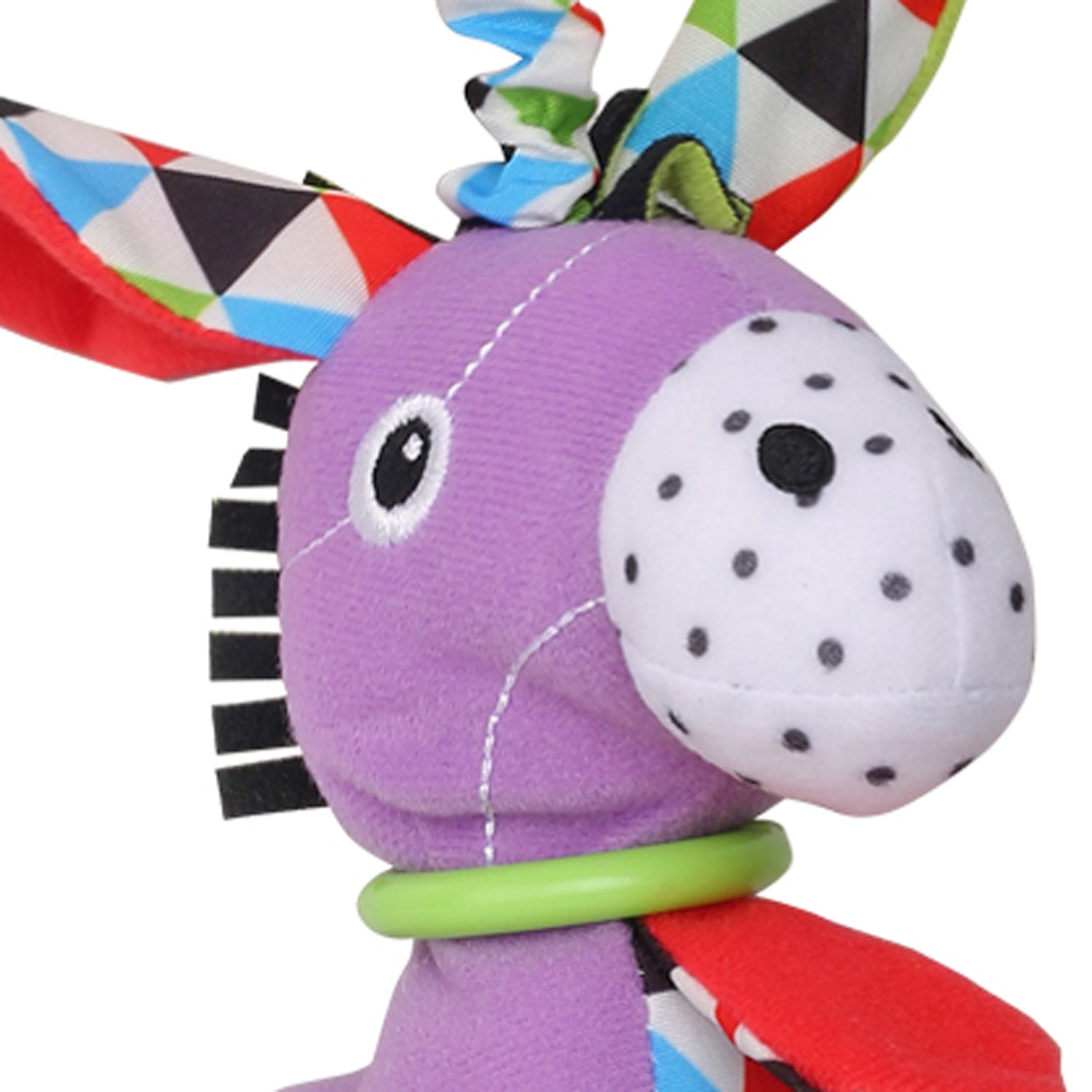 Donkey Purple Hanging Toy With Vibrations - Baby Moo