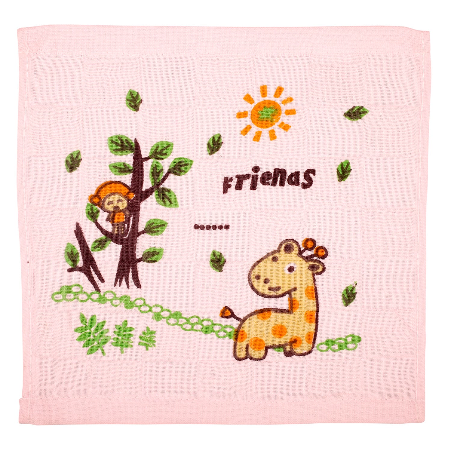 I Love Animals Multicolour 5 Pk Wash Cloths - Baby Moo