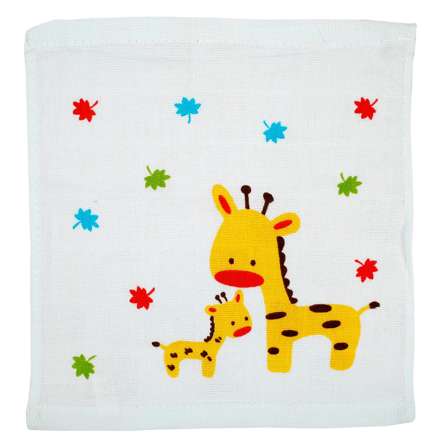 Bunny And Giraffe Multicolour 5 Pk Wash Cloths