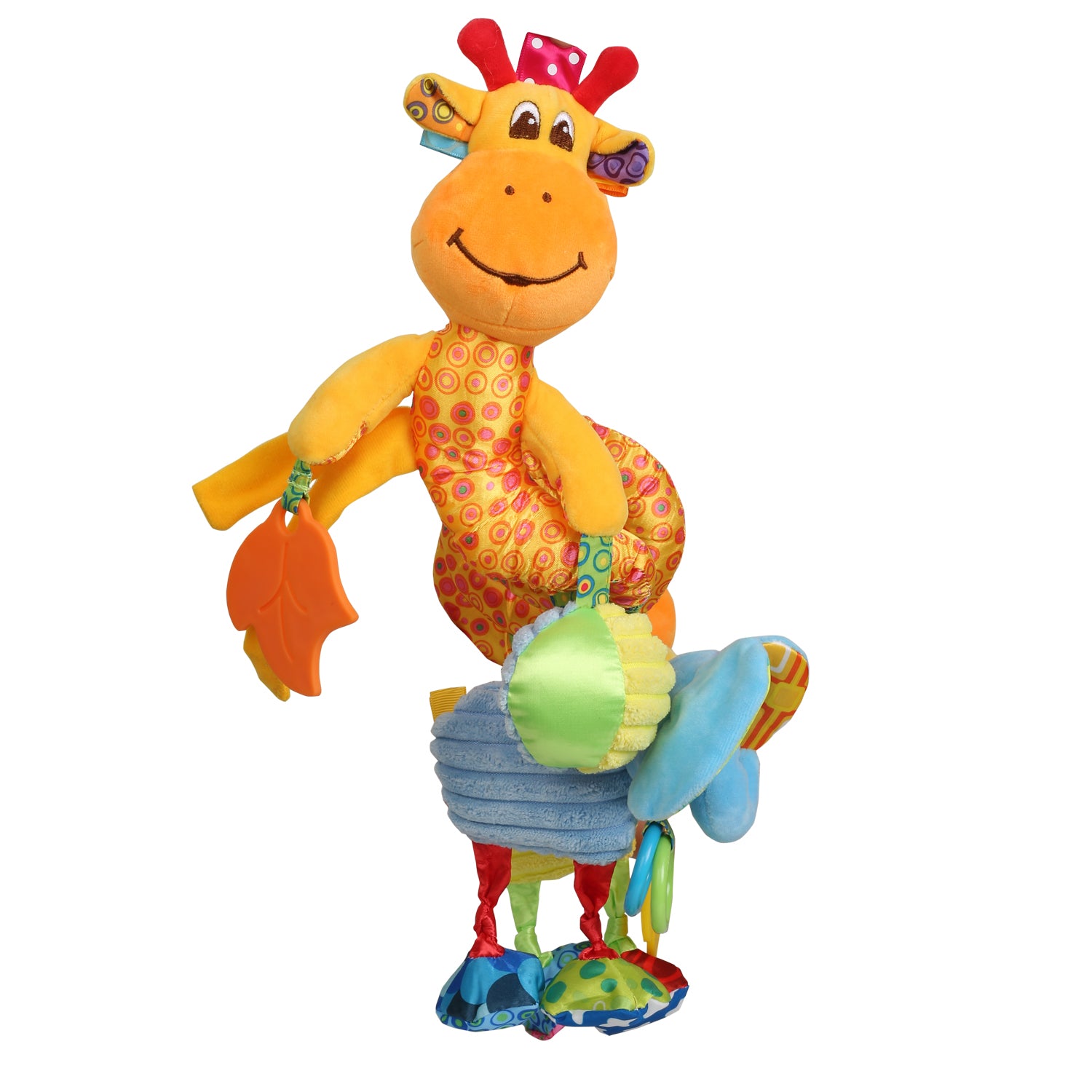 Giraffe Orange Pram And Crib Spiral Toy - Baby Moo