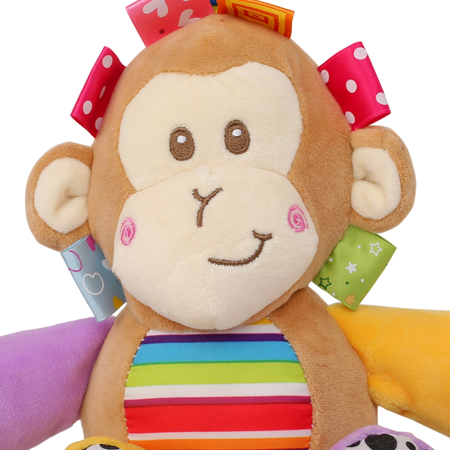 Monkey Multicolour Pulling Toy - Baby Moo