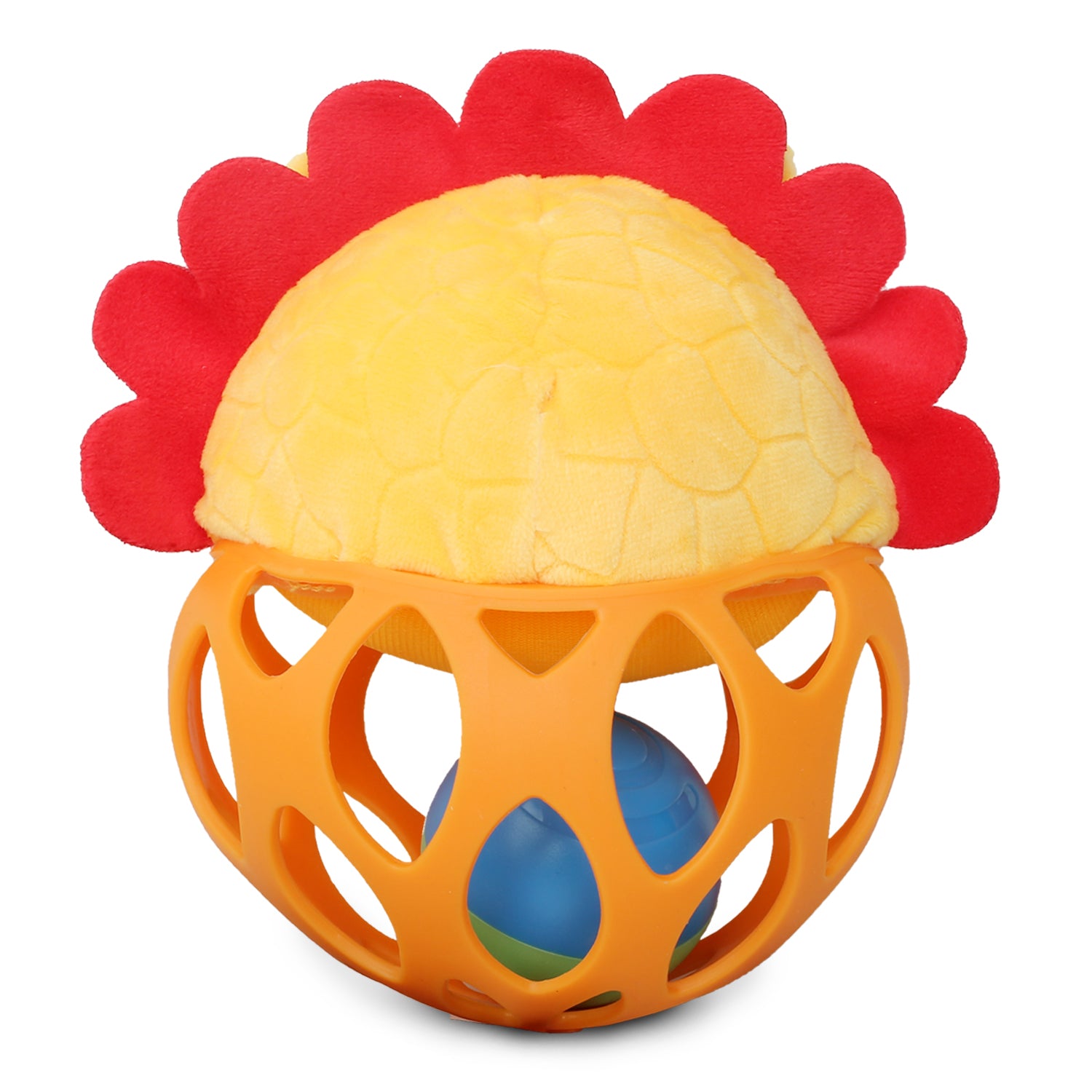 Lion Orange Rattle Ball - Baby Moo