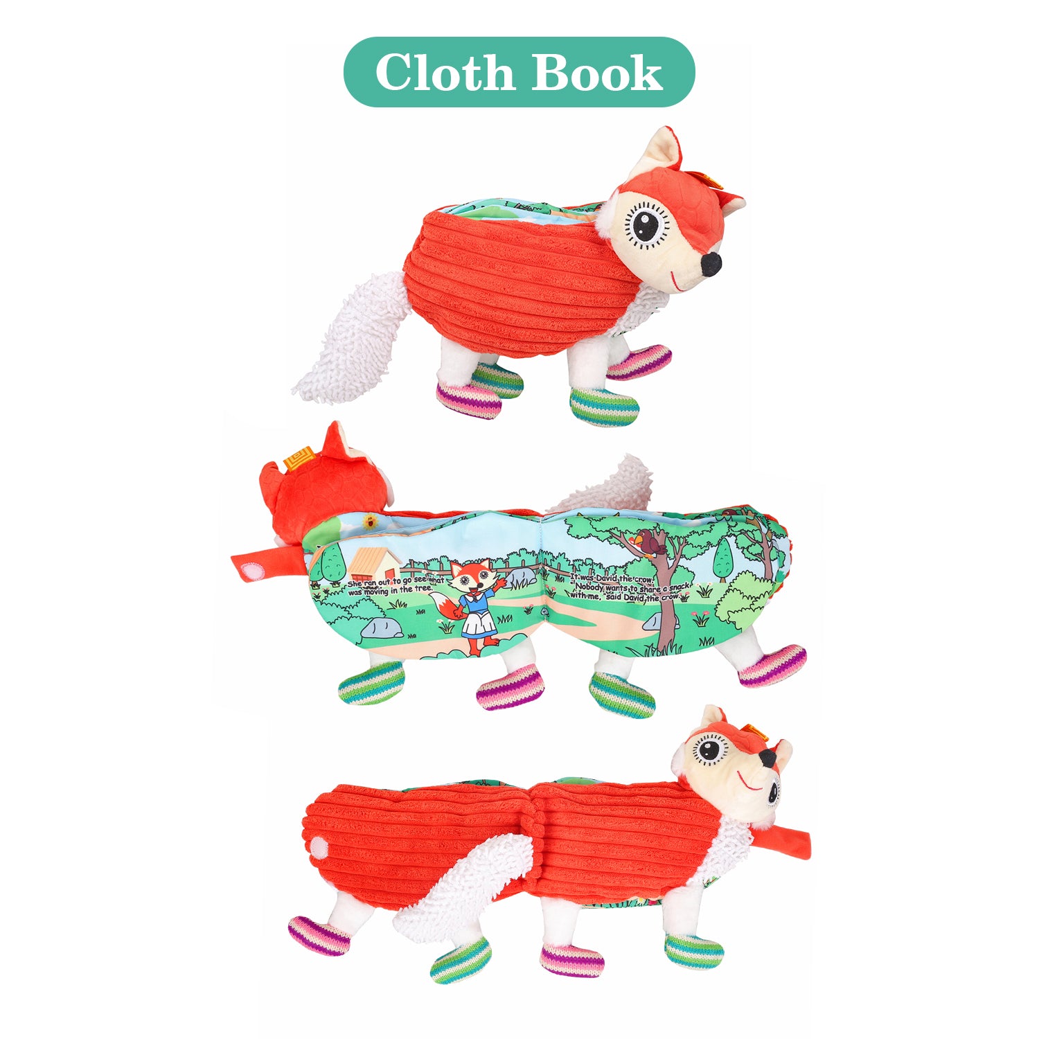Fox Red Cloth Story Book