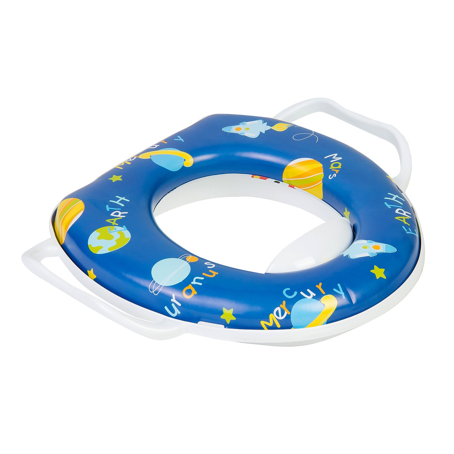 Space Blue Potty Seat With Handle - Baby Moo