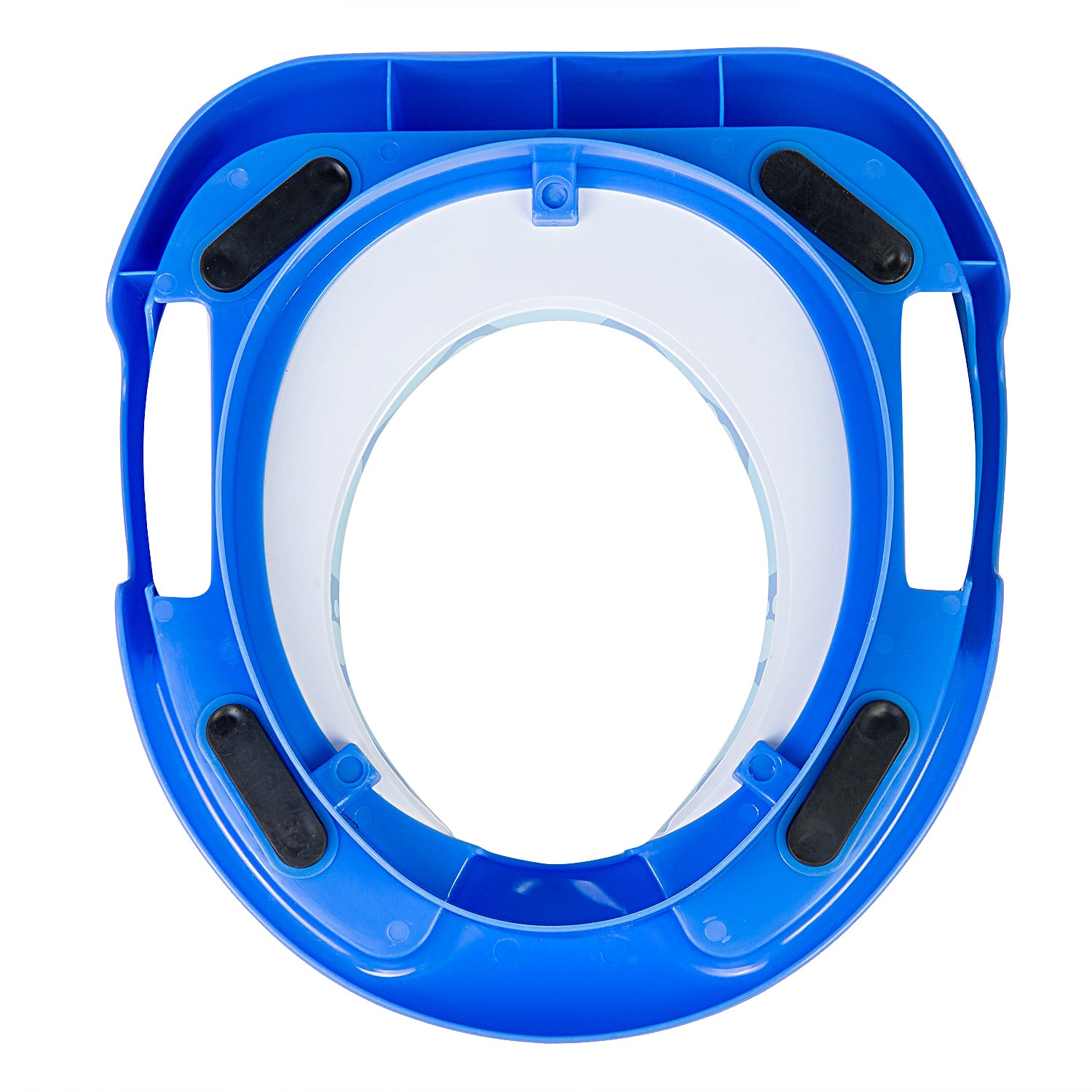 Fruits Blue Potty Seat With Handle And Back Support - Baby Moo