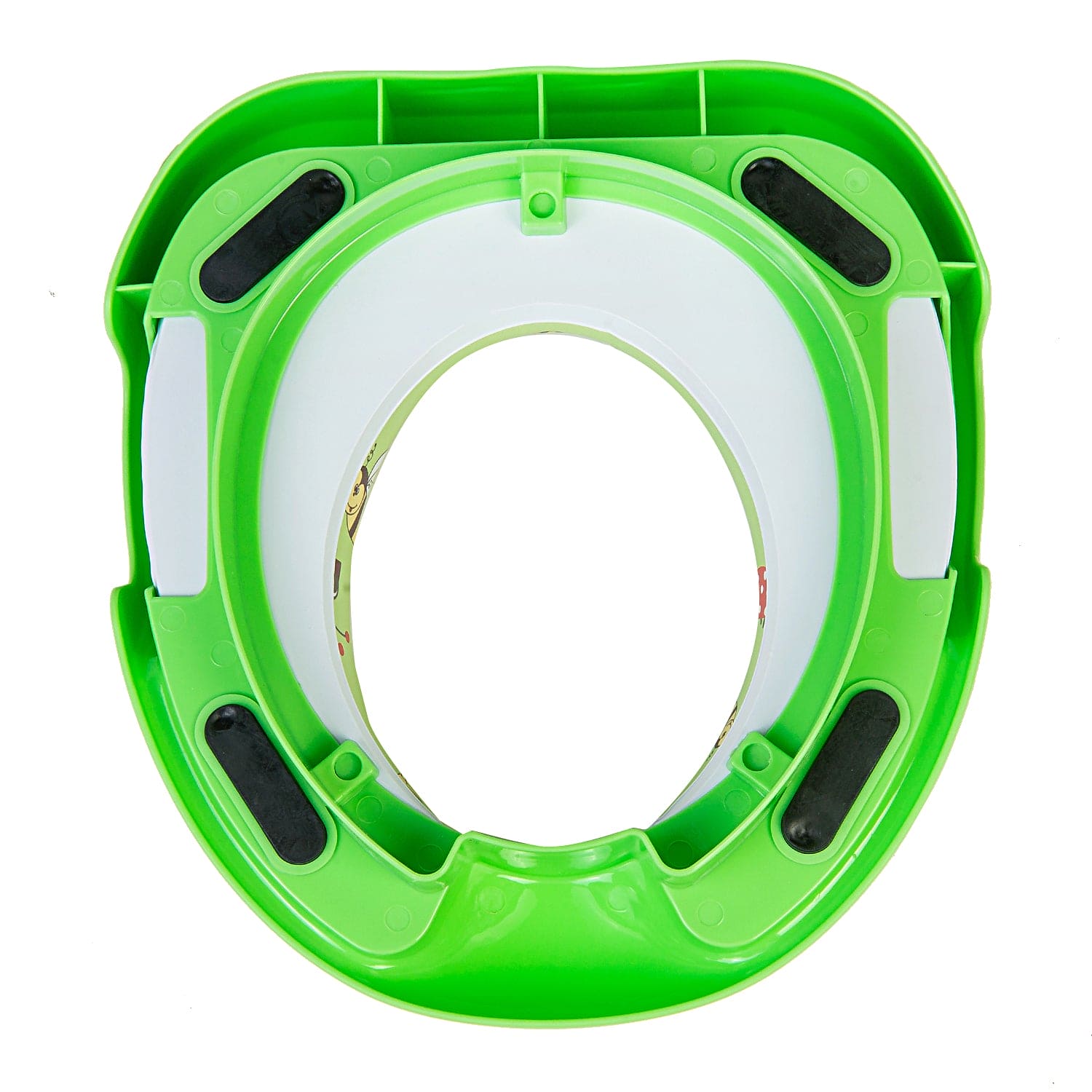 Giraffe Green Potty Seat With Handle And Back Support - Baby Moo