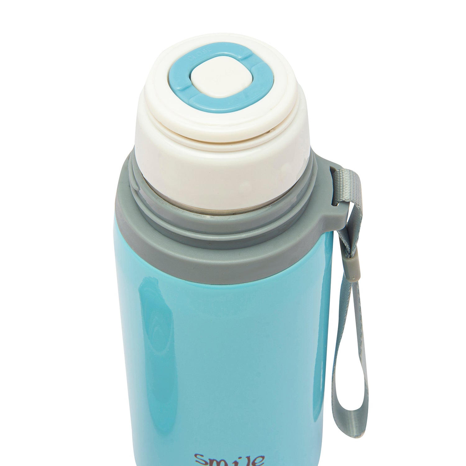 Solid Blue 350 ml Stainless Steel Flask - Baby Moo