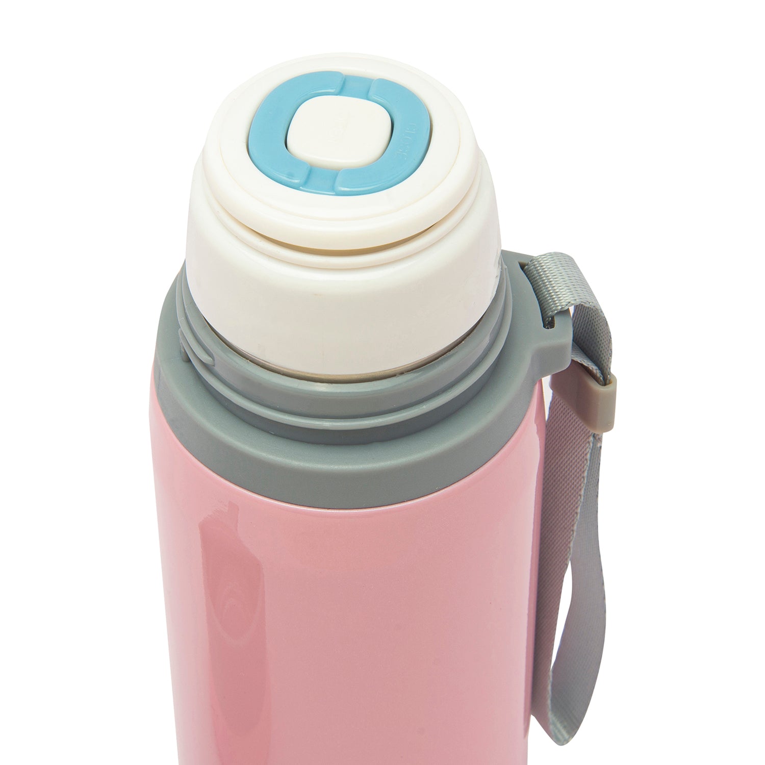 Solid Pink 350 ml Stainless Steel Flask - Baby Moo