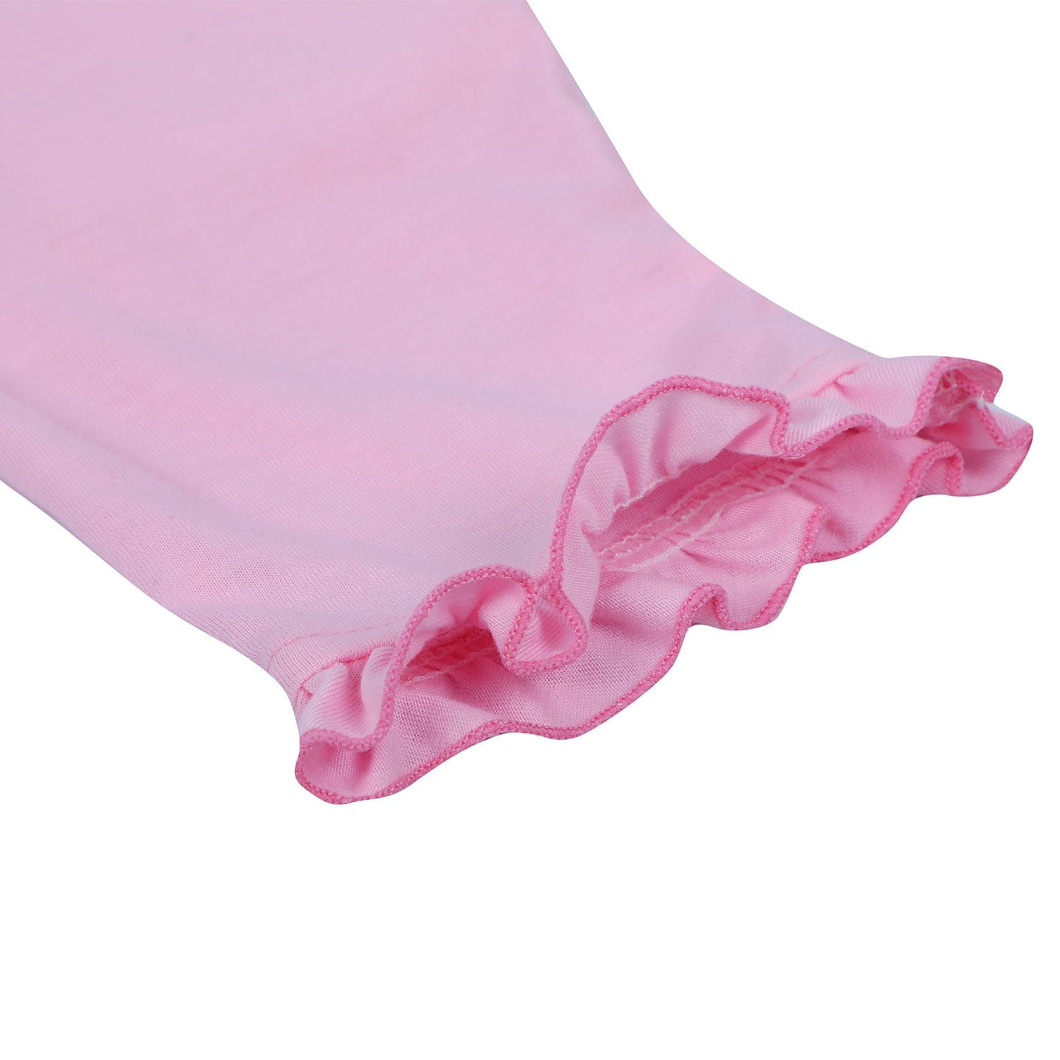 Baby Moo Sweet Dreams Cotton Full Sleeves Top And Pyjama 2pcs Night Suit - Pink - Baby Moo